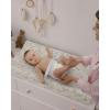 imageBlissful Diary Muslin Changing Pad Cover for Girls Boys Ultra Soft Breathable Cotton Baby Diaper Change Table Pad Covers 2Pack Dusty PinkampampCreamRoman Green  Leaf