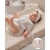 imageBlissful Diary Muslin Changing Pad Cover for Girls Boys Ultra Soft Breathable Cotton Baby Diaper Change Table Pad Covers 2Pack Dusty PinkampampCreamSunshine  Blush Pink