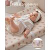 imageBlissful Diary Muslin Changing Pad Cover for Girls Boys Ultra Soft Breathable Cotton Baby Diaper Change Table Pad Covers 2Pack Dusty PinkampampRainbowDusty PinkRainbow