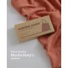 imageBlissful Diary Muslin Nursing Cover for Breastfeeding Breathable Breastfeeding Cover up with Arch Neckline for Women Nursing Apron Brick Red