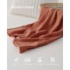 imageBlissful Diary Muslin Nursing Cover for Breastfeeding Breathable Breastfeeding Cover up with Arch Neckline for Women Nursing Apron Brick Red