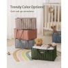 imageBlissful Diary Baby Diaper Caddy Organizer Stylish Storage Basket for Newborn Essentials and Diaper Station Gift for Baby Shower and Registry MustHave Deep GreenDeep Green