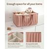 imageBlissful Diary Baby Diaper Caddy Organizer Stylish Storage Basket for Newborn Essentials and Diaper Station Gift for Baby Shower and Registry MustHave Deep GreenBlush Pink