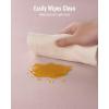 imageBlissful Diary Baby Splat Mat for Under High Chair 504 x 504 Inch Wipeable Splash Mat Waterproof and Washable AntiSlip Floor Protector Boho RainbowBlush Pink