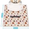 imageBlissful Diary Baby Splat Mat for Under High Chair 504 x 504 Inch Wipeable Splash Mat Waterproof and Washable AntiSlip Floor Protector Boho RainbowBoho Rainbow