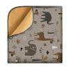 imageBlissful Diary Baby Splat Mat for Under High Chair 504 x 504 Inch Wipeable Splash Mat Waterproof and Washable AntiSlip Floor Protector Boho RainbowElephantgiraffe