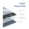 imageBlissful Diary Baby Splat Mat for Under High Chair 504 x 504 Inch Wipeable Splash Mat Waterproof and Washable AntiSlip Floor Protector Boho RainbowRetro Rainbow