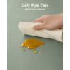 imageBlissful Diary Baby Splat Mat for Under High Chair 504 x 504 Inch Wipeable Splash Mat Waterproof and Washable AntiSlip Floor Protector Boho RainbowSage Green