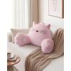 imageBlissful Diary Kitty Reading Pillow for KidsTeensAdults Back Rest Pillow for Sitting Up in Bed with Shredded Memory Foam Includes Arms and Washable Cover PinkPink