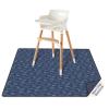 imageBlissful Diary Baby Splat Mat for Under High Chair 504 x 504 Inch Wipeable Splash Mat Waterproof and Washable AntiSlip Floor Protector Boho RainbowSafari Animals