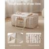 imageBlissful Diary Floral Diaper Caddy Organizer Stylish Nursery Storage Basket Gift for Baby Shower Newborn Essentials Floral BeigeFloral Beige