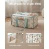 imageBlissful Diary Floral Diaper Caddy Organizer Stylish Nursery Storage Basket Gift for Baby Shower Newborn Essentials Floral BeigeSage Leaf