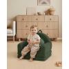 imageBlissful Diary Foldable Toddler Couch 2in1 Comfy Toddler Chair ampamp Lounger for Reading Nap Playroom Kids Couch Sofa for 1 2 3 Year Old Girls Boys Birthday Gift Dark Green ArcletDark Green Arc