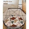 imageBlissful Diary Hexagon Playpen Mat52x48 Thicken Soft Playpen Mat fits Regalo Portable Play Yard 48 Inch and Hiccapop 53quot PlayPod PlaypenWashable Baby Play Mat for Infants Toddler KidsBoho Design