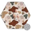 imageBlissful Diary Hexagon Playpen Mat52x48 Thicken Soft Playpen Mat fits Regalo Portable Play Yard 48 Inch and Hiccapop 53quot PlayPod PlaypenWashable Baby Play Mat for Infants Toddler KidsBoho Design