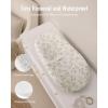 imageBlissful Diary Muslin Baby Changing Pad with Waterproof Lining Foam Diaper Changing Table Pad with Cover for Dressers Monstera RectangularBotanical Leaf