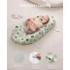 imageBlissful Diary Muslin Baby Changing Pad with Waterproof Lining Foam Diaper Changing Table Pad with Cover for Dressers Monstera RectangularMonstera