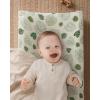 imageBlissful Diary Muslin Baby Changing Pad with Waterproof Lining Foam Diaper Changing Table Pad with Cover for Dressers Monstera RectangularMonstera