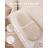 imageBlissful Diary Muslin Baby Changing Pad with Waterproof Lining Foam Diaper Changing Table Pad with Cover for Dressers Monstera RectangularSunshine