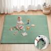 imageBlissful Diary Ultra Soft Baby Play Mat 71x59 Extra Large Floor Mat with Removable ampamp Washable SlipOn Cover for Babies and Toddlers Sage GreenSage Green