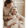 imageBlissful Diary Muslin Baby Hooded Towel Soft and Absorbent Bath Towel for Newborn Infant Toddler Unisex 32x32  Gentle GiraffeSmart Bear  Dapper Duck