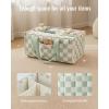 imageBlissful Diary Checkered Diaper Caddy Organizer Stylish Nursery Storage Basket Gift for Baby Shower Newborn Essentials Registry Search Must Haves Sage GreenCheckered Sage Green