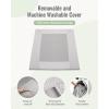 imageBlissful Diary 13quot Thick Baby Play Mat 71x59 Playpen Mat with Removable ampamp Washable Cover Extra Large Crawling Rug for Floor Foam Cushion ampamp NonSlip Backing for Kid Toddler and Infants Light GreyLight Grey