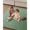 imageBlissful Diary 13quot Thick Baby Play Mat 71x59 Playpen Mat with Removable ampamp Washable Cover Extra Large Crawling Rug for Floor Foam Cushion ampamp NonSlip Backing for Kid Toddler and Infants Light GreySage Green