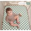 image:imageBlissful Diary Muslin Crib Sheets for Girl Boy Boho Neutral Soft Cotton Baby Sheet for 52x28 Standard Crib Mattress 2 PackSage Checkboard amp Sage GreenSage Checkboard  Sage Green