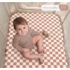 image:imageBlissful Diary Muslin Crib Sheets for Girl Boy Boho Neutral Soft Cotton Baby Sheet for 52x28 Standard Crib Mattress 2 PackBrown Checkboard amp BrownBrown Checkboard  Brown