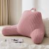 image:imageBlissful Diary Reading Pillow for Sitting in Bed Flannel Back Pillow Bed Sitting Up for Adult amp Children Backrest Cushion for Sit Up in Couch or Floor Dorm Essentials Plush PinkPlush Pink