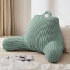image:imageBlissful Diary Reading Pillow for Sitting in Bed Flannel Back Pillow Bed Sitting Up for Adult amp Children Backrest Cushion for Sit Up in Couch or Floor Dorm Essentials Plush PinkMint Green
