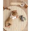 image:imageBlissful Diary Baby Play Gym Mat Play Mat Activity Mat with 6 Detachable Toys for StageBased Sensory amp Motor Skill Development Easy to Install amp Clean Baby Essentials Gift Brown CheckerboardBeige