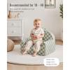 image:imageBlissful Diary Toddler Chair Snuggly Soft Kids Sofa Chair Supportive Toddler Couch for Boys and Girls Kids Furniture for Baby Gift Blush CheckeredSage Checkered