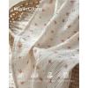 image:imageBlissful Diary Muslin MultiUse Cloth  4in1 Privacy Nursing Cover Swaddle Blanket Car Seat Cover Burp Cloth Portable Breastfeeding Essentials for Women Baby Must Have Brown CheckboardPink Floral