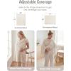 image:imageBlissful Diary Muslin MultiUse Cloth  4in1 Privacy Nursing Cover Swaddle Blanket Car Seat Cover Burp Cloth Portable Breastfeeding Essentials for Women Baby Must Have Brown CheckboardPink Floral