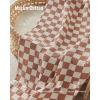 image:imageBlissful Diary Muslin MultiUse Cloth  4in1 Privacy Nursing Cover Swaddle Blanket Car Seat Cover Burp Cloth Portable Breastfeeding Essentials for Women Baby Must Have Brown CheckboardBrown Checkboard