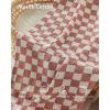 image:imageBlissful Diary Muslin Nursing Cover for Breastfeeding Breathable Breastfeeding Cover up with Arch Neckline for Women Nursing Apron Brown CheckboardDusty Pink Checkboard