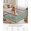 image:imageBlissful Diary 13 Thick Baby Play Mat 71x59 Playpen Mat with Removable amp Washable Cover Ultra Soft Crawling Rug for Floor Foam Cushion amp NonSlip Backing for Kids Toddlers Earth Tone RainbowSage Green