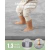 image:imageBlissful Diary 13 Thick Baby Play Mat 71x59 Playpen Mat with Removable amp Washable Cover Ultra Soft Crawling Rug for Floor Foam Cushion amp NonSlip Backing for Kids Toddlers Earth Tone RainbowLight Grey