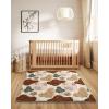 image:imageBlissful Diary Portable Baby Play Mats for Floor Thicker Cushioned Foldable Baby Crawling Mat for Indoor Outdoor Modern Abstract 43 X 43Boho