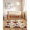 image:imageBlissful Diary Portable Baby Play Mats for Floor Thicker Cushioned Foldable Baby Crawling Mat for Indoor Outdoor Modern Abstract 43 X 43Boho