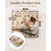 image:imageBlissful Diary Portable Baby Play Mats for Floor Thicker Cushioned Foldable Baby Crawling Mat for Indoor Outdoor Modern Abstract 43 X 43Earth Tones