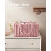 image:imageBlissful Diary Flannel Diaper Caddy Organizer included Gift Packaging Cozy Nursery Storage Basket Gift for Baby Shower Newborn Essentials Blush PinkBlush Pink