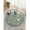 image:imageBlissful Diary Baby Play Gym Mat Play Mat Activity Mat with 6 Detachable Toys for StageBased Sensory amp Motor Skill Development Easy to Install amp Clean Baby Essentials Gift Sage CheckerboardSage Green