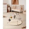 image:imageBlissful Diary Baby Play Gym Mat Play Mat Activity Mat with 6 Detachable Toys for StageBased Sensory amp Motor Skill Development Easy to Install amp Clean Baby Essentials Gift Sage CheckerboardBeige