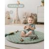 image:imageBlissful Diary Baby Play Gym Mat Play Mat Activity Mat with 6 Detachable Toys for StageBased Sensory amp Motor Skill Development Easy to Install amp Clean Baby Essentials Gift Sage CheckerboardSage Green