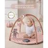 image:imageBlissful Diary Baby Play Gym Mat Play Mat Activity Mat with 6 Detachable Toys for StageBased Sensory amp Motor Skill Development Easy to Install amp Clean Baby Essentials Gift Sage CheckerboardPink