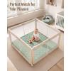image:imageBlissful Diary Baby Play Mat 47x47 Infant Play Mat for Playpen Thicken Foam Cushioned Baby Mat for Floor NonSlip Kids Play Mat Washable Baby Playmat for BabiesToddlers Sage GreenSage Green