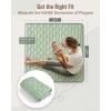 image:imageBlissful Diary Baby Play Mat 47x47 Infant Play Mat for Playpen Thicken Foam Cushioned Baby Mat for Floor NonSlip Kids Play Mat Washable Baby Playmat for BabiesToddlers Sage GreenSage Green